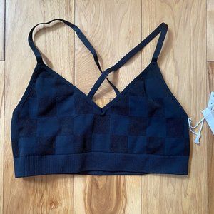 GOOD AMERICAN SHINE CROSSBACK BRALETTE